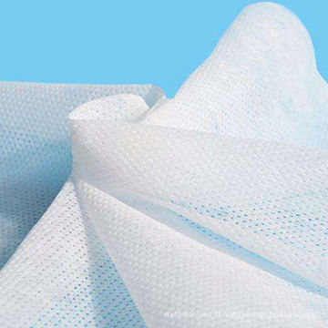 Rouleau de tissu non tissé Spunbond perforé en forme de perle de gaufrage